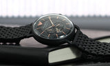 Buy Shop Emporio Armani Automatic Multifunction Black Dial Black Mesh Bracelet Watch For Men - AR60025 USA Online