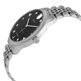 Gucci G Timeless Automatic Black Dial Silver Steel Strap Watch For Men - YA126353