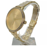 Buy Shop Michael Kors Charley Three-Hand Quartz Gold Dial Gold Steel Strap Watch for Women - MK4399 USA Online