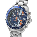 Buy Shop Tag Heuer Formula 1 Gulf Edition Chronograph Blue Dial Silver Steel Strap Watch for Men - CAZ101AT.BA0842 USA Online