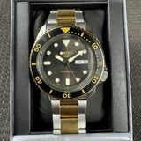 Buy Shop Seiko 5 Sports Automatic Special Creation Black Dial Two Tone Steel Strap Watch For Men - SRPK22 USA Online