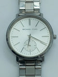 Buy Shop Michael Kors Jaryn Quartz Silver Dial Silver Steel Strap Watch For Women - MK3499 USA Online