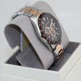 Buy Shop Michael Kors Layton Chronograph Black Dial Two Tone Steel Strap Watch For Men - MK8913 USA Online
