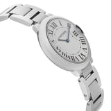 Buy Shop Cartier Ballon Bleu De Cartier Silver Dial Silver Steel Strap Watch for Women - W69011Z4 USA Online
