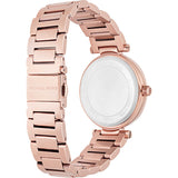 Buy Shop Michael Kors Skylar Quartz Rose Gold Dial Rose Gold Steel Strap Watch For Women - MK5971 USA Online