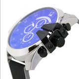 Buy Shop Diesel Mega Chief Chronograph Black Dial Grey Nylon Strap Watch For Men - DZ4523 USA Online