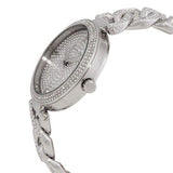 Buy Shop Michael Kors Catelyn Quartz Crystals Silver Dial Silver Steel Strap Watch For Women - MK4675 USA Online