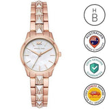 Buy Shop Michael Kors Runway Mercer Mother of Pearl White Dial Two Tone Steel Strap Watch For Women - MK6674 USA Online