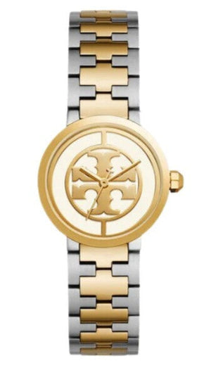 Buy Shop Tory Burch Reva Gold Dial Two Tone Steel Strap Watch for Women - TBW4016 USA Online
