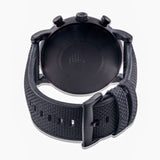 Buy Shop Emporio Armani Luigi Analog Black Dial Black Leather Strap Watch For Men - AR11450 USA Online
