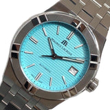 Maurice Lacroix Aikon Automatic Limited Summer Edition Blue Dial Silver Steel Strap Watch For Men - AI6008-SS00F-431-1