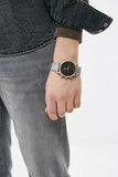 Buy Shop Emporio Armani Luigi Chronograph Black Dial Silver Steel Strap Watch For Men - AR11324 USA Online