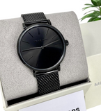 Buy Shop Michael Kors Auden Three-Hand Black Dial Black Mesh Strap Watch for Men - MK7152 USA Online