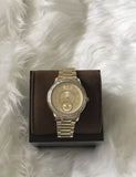Buy Shop Michael Kors Madelyn Quartz Gold Dial Gold Steel Strap Watch For Women - MK6287 USA Online