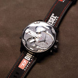Buy Shop Diesel Mr. Daddy 2.0 Quartz Black Dial Black Nylon Strap Watch For Men - DZ7433 USA Online