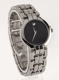 Buy Shop Movado Classic Quartz Black Dial Silver Steel Strap Watch for Men - 0606337 USA Online
