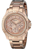 Buy Shop Guess Phantom Mini Rose Gold Dial Rose Gold Steel Strap Watch for Women - W0235L3 USA Online