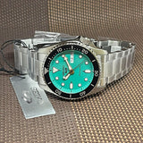 Buy Shop Seiko 5 Sports SKX Midi Automatic Teal Dial Silver Steel Strap Watch For Men - SRPK33K1 USA Online