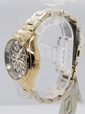 Buy Shop Fossil Rye Automatic Skeleton Gold Dial Gold Steel Strap Watch for Women - BQ3755 USA Online