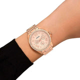 Buy Shop Fossil Cecile Rose Gold Dial Rose Gold Steel Strap Watch for Women - AM4483 USA Online