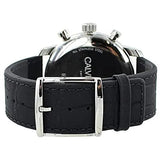 Calvin Klein City Chronograph Black Dial Black Leather Strap Watch for Men - K2G271C3