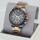 Buy Shop Michael Kors Layton Chronograph Black Dial Two Tone Steel Strap Watch For Men - MK8913 USA Online