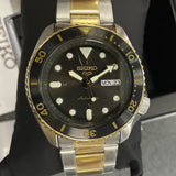 Buy Shop Seiko 5 Sports Automatic Special Creation Black Dial Two Tone Steel Strap Watch For Men - SRPK22 USA Online
