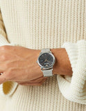 Buy Shop Emporio Armani Luigi Analog Black Dial Silver Mesh Bracelet Watch For Men - AR11272 USA Online