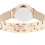 Guess Chelsea Mother of Pearl White Dial Rose Gold Mesh Strap Watch For Women - W0647L2