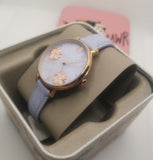 Buy Shop Fossil Jacqueline Purple Dial Purple Leather Strap Watch for Women - ES4814 USA Online