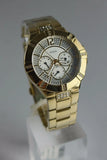 Buy Shop Guess Vista Diamonds Gold Dial Gold Steel Strap Watch for Women - W13573L1 USA Online