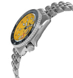Buy Shop Seiko 5 Sport SKX GMT US Special Creation Automatic Yellow Dial Silver Steel Strap Watch for Men - SSK017K1 USA Online