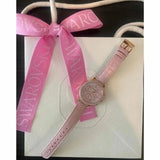 Buy Shop Swarovski Passage Chrono Pink Dial Pink Leather Strap Watch for Women - 5580352 USA Online