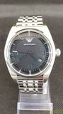 Buy Shop Emporio Armani Classic Analog Black Dial Silver Steel Strap Watch For Men - AR0369 USA Online