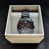 Buy Shop Michael Kors Langford Chronograph Black Dial Black Steel Strap Watch For Men - MK8993 USA Online