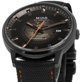 Mido Commander Automatic Gradient Black Dial Black Nylon Strap Watch For Men - M021.407.37.411.00