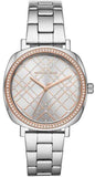 Buy Shop Michael Kors Nia Quartz Silver Dial Silver Steel Strap Watch For Women - MK3988 USA Online
