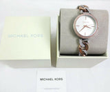 Buy Shop Michael Kors Catelyn Quartz Silver Dial Two Tone Steel Strap Watch For Women - MK4634 USA Online