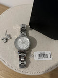 Buy Shop Michael Kors Sofie Quartz Silver Dial Silver Steel Strap Watch For Women - MK6575 USA Online