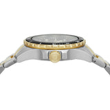 Buy Shop Fossil Blue Dive Three Hand Black Dial Two Tone Steel Strap Watch For Women - ES5349 USA Online