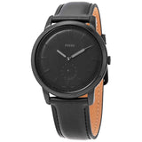 Buy Shop Fossil Neutra Chronograph Black Dial Black Leather Strap Watch for Men - FS5503 USA Online