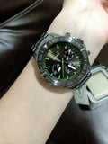 Buy Shop Fossil Bannon Multifunction Chronograph Green Dial Grey Steel Strap Watch for Men - BQ2504 USA Online