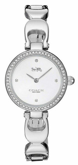 Buy Shop Coach Park Crystals Silver Dial Silver Steel Strap Watch for Women - 14503170 USA Online