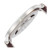 Buy Shop Daniel Wellington St Mawes White Dial Brown Leather Strap Watch For Men - DW00100052 USA Online