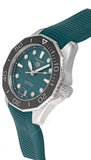 Buy Shop Tag Heuer Aquaracer Professional 300 Automatic Diamonds Green Dial Green Rubber Strap Watch for Women - WBP231G.FT6226 USA Online