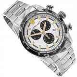 Buy Shop Versace V-Ray Chronograph Quartz Silver Dial Silver Steel Strap Watch For Men - VE2I00321 USA Online