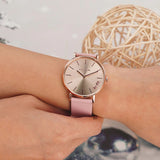 Buy Shop Coach Delancey Gold Dial Pink Leather Strap Watch for Women - 14503332 USA Online