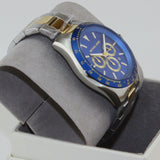 Buy Shop Michael Kors Layton Chronograph Blue Dial Two Tone Steel Strap Watch For Men - MK8825 USA Online
