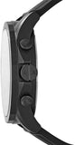 Buy Shop Armani Exchange Outerbanks Chronograph Black Dial Black Silicone Strap Watch For Men - AX1343 USA Online