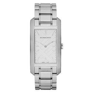 Buy Shop Burberry Heritage Silver Dial Silver Steel Strap Watch For Women - BU9400 USA Online